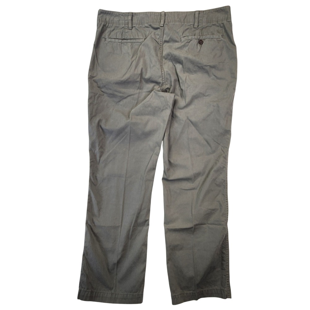 American Eagle 40x32 Gray Relaxed Straight Chino Pants Casual Workwear Gorpcore - Picture 3 of 11